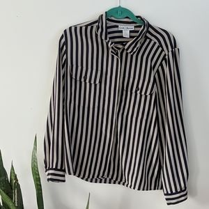 Vintage Striped Blouse
